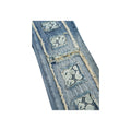 Jeans Baggyin denim Blu con Patchwork in Pizzo4