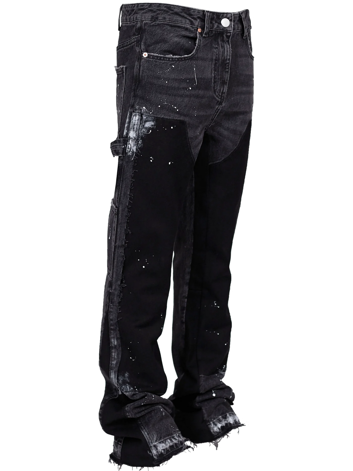 Jeans Neri Flare da Uomo
