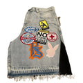 Jeans Pantaloncini Streetwear con Patch3
