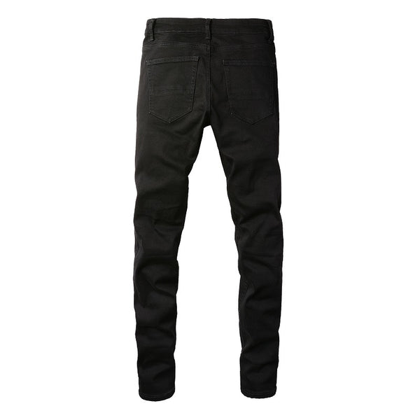 Jeans Slim Fit in denim Nero UomoMan