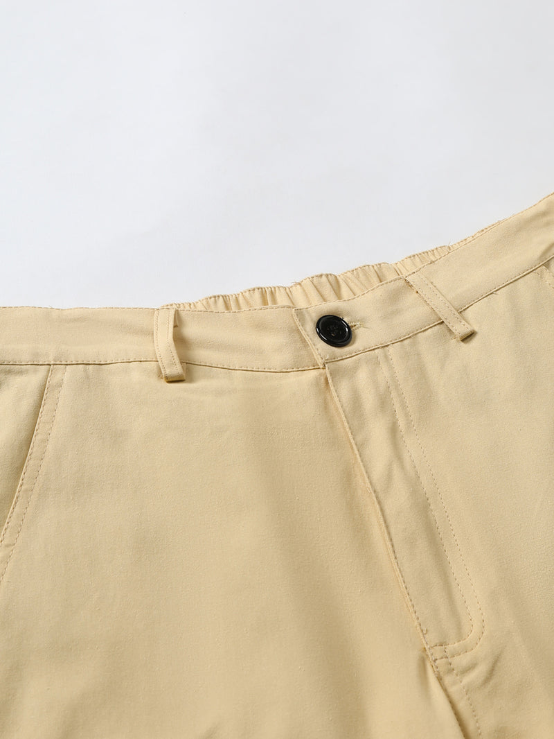 Pantalone Corto Cargo Uomo Estivo con Tasche Laterali