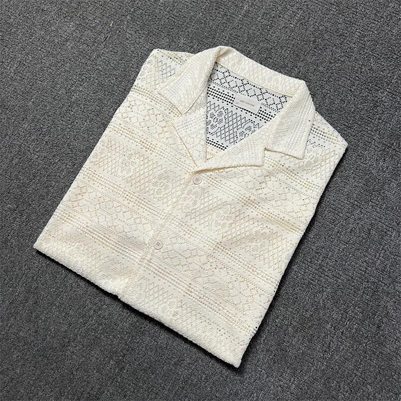 Polo Estiva Camicia Traforata in Cotone