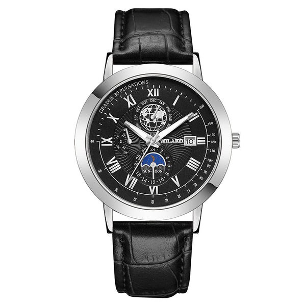 Orologio Elegante da Uomo con Cinturino in Pelle