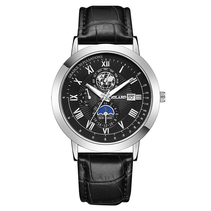 Orologio Elegante da Uomo con Cinturino in Pelle
