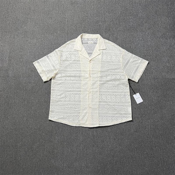 Polo Estiva Camicia Traforata in Cotone