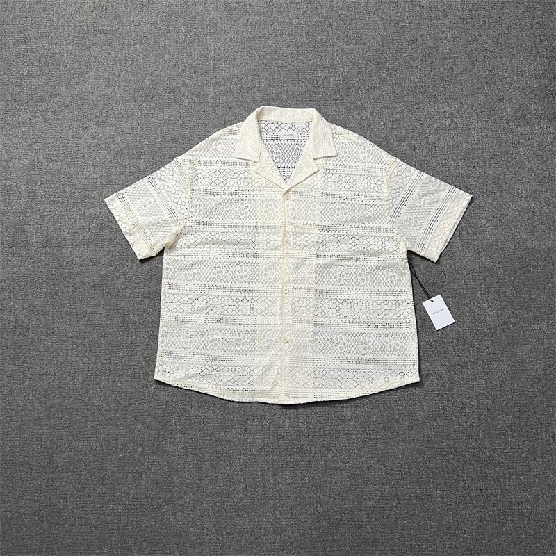 Polo Estiva Camicia Traforata in Cotone