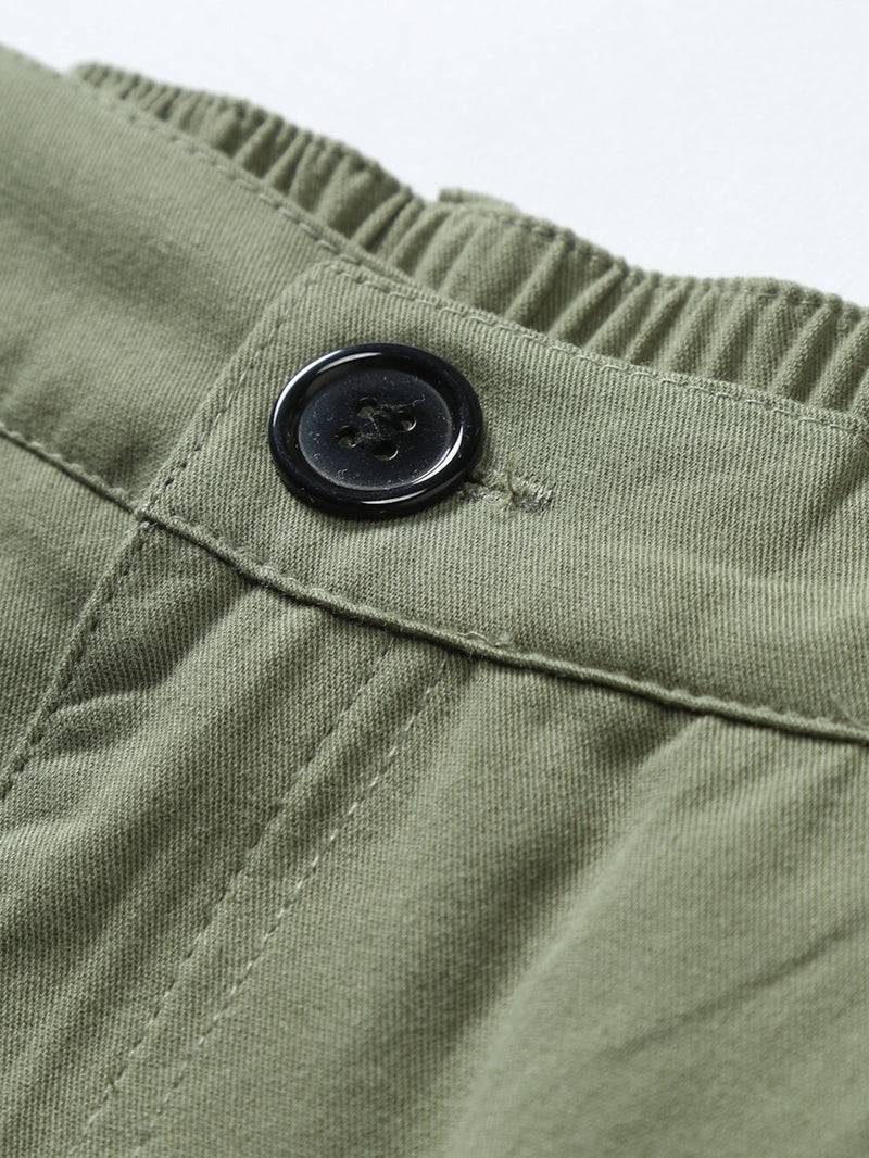 Pantalone Corto Cargo Uomo Estivo con Tasche Laterali