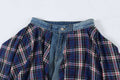 Jeans Azzurri a Zampa e Camicia in Vita