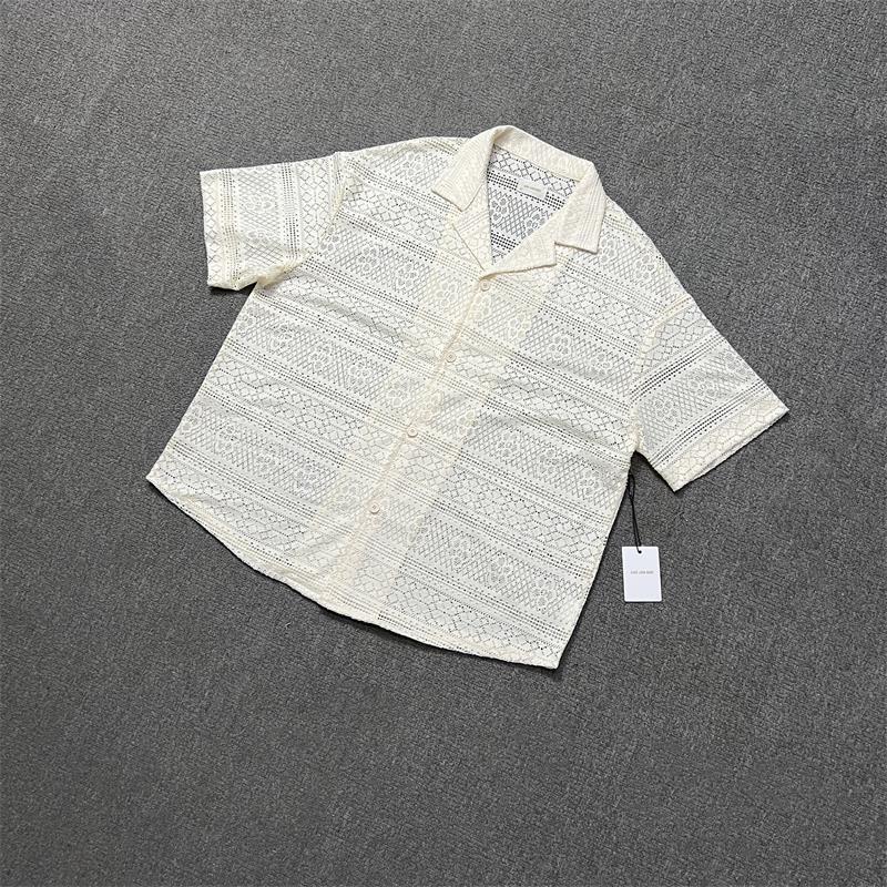 Polo Estiva Camicia Traforata in Cotone