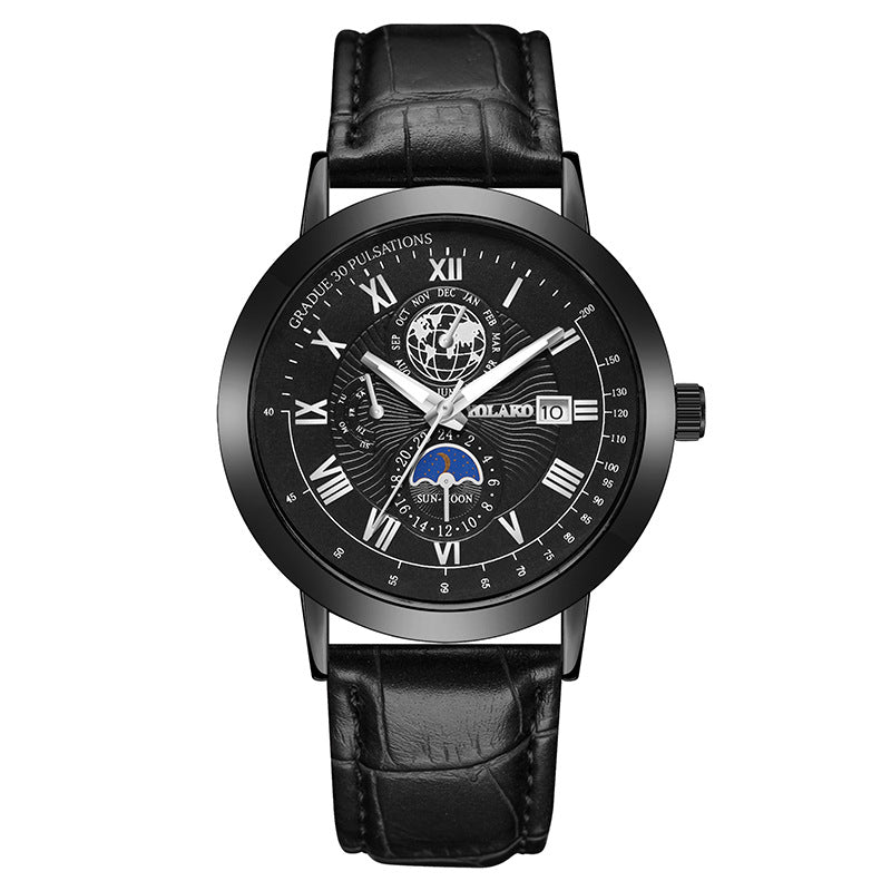 Orologio Elegante da Uomo con Cinturino in Pelle