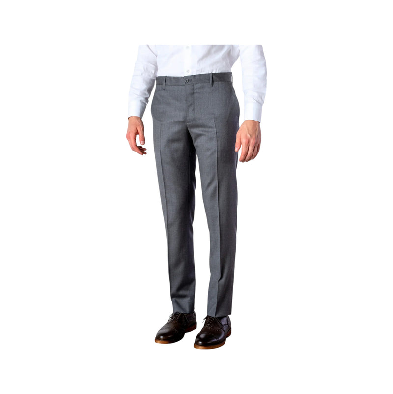 Pantaloni Eleganti e Sartoriali Grigio Uomo per Occasioni Formali44