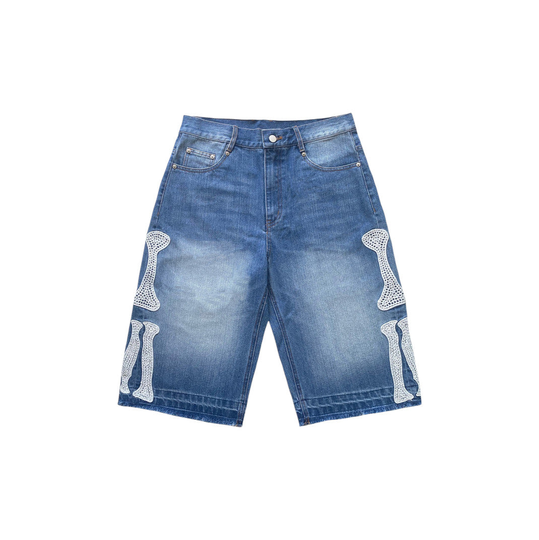 Pantaloni di Jeans Corti in denim 