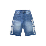 Pantaloni di Jeans Corti in denim 