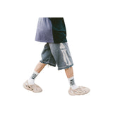 Pantaloni di Jeans Corti in denim 5