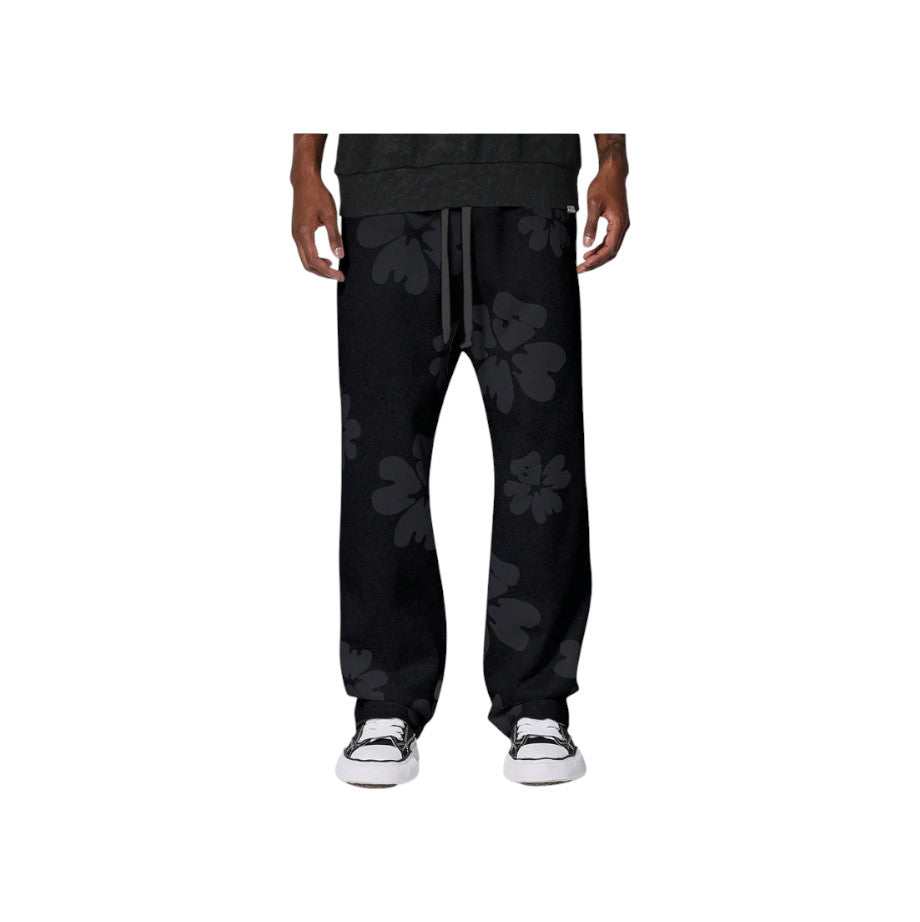 Pantaloni di Tuta con Fiori Baggy Uomo5