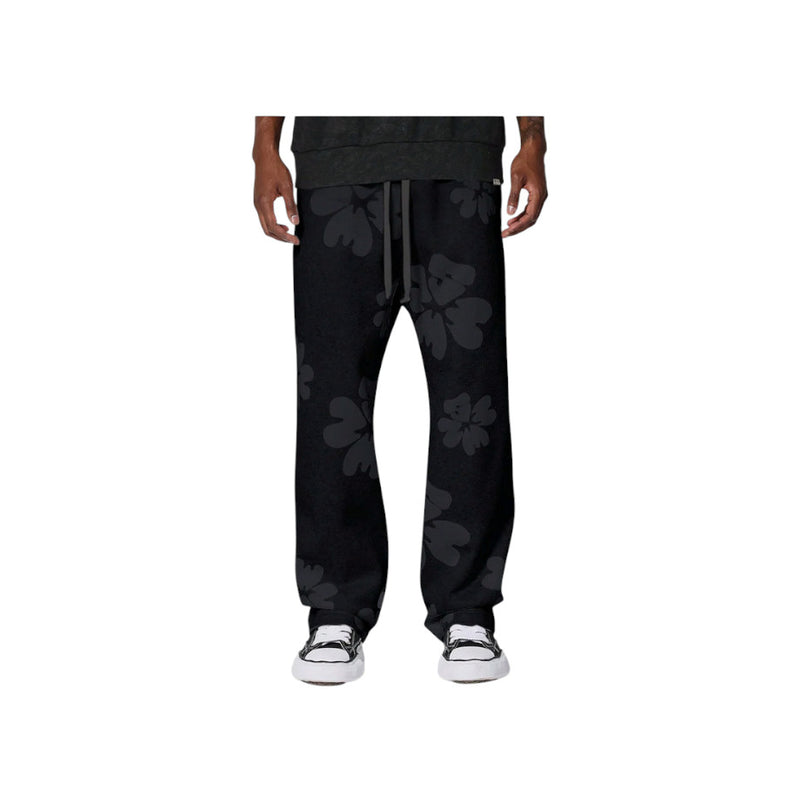 Pantaloni di Tuta con Fiori Baggy Uomo5