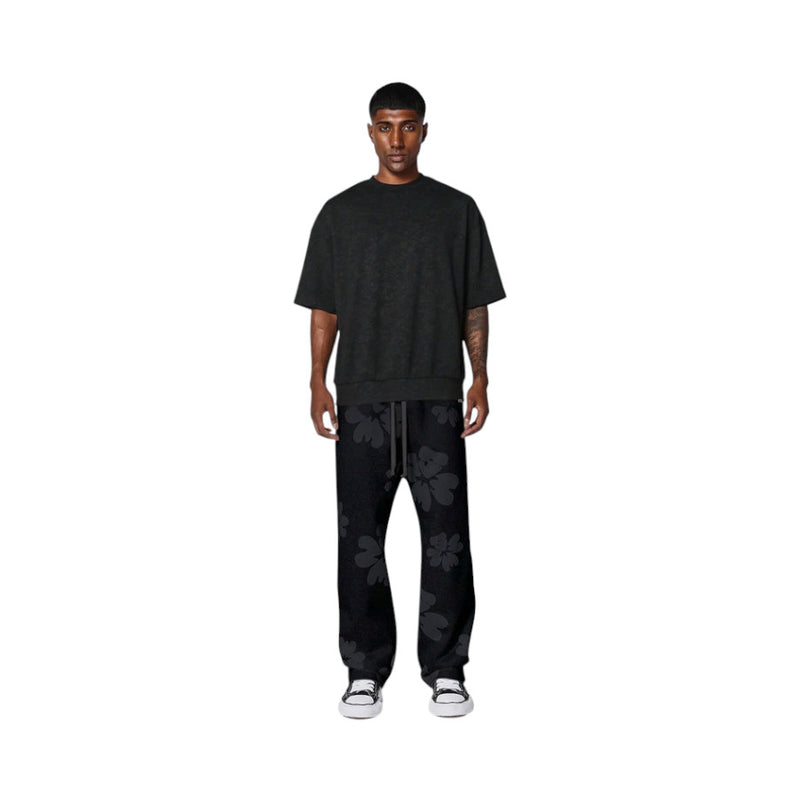 Pantaloni di Tuta con Fiori Baggy Uomo6