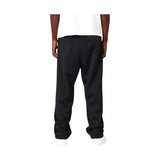 Pantaloni in Tuta Nera Baggy di Cotone con vestibilità Larga2