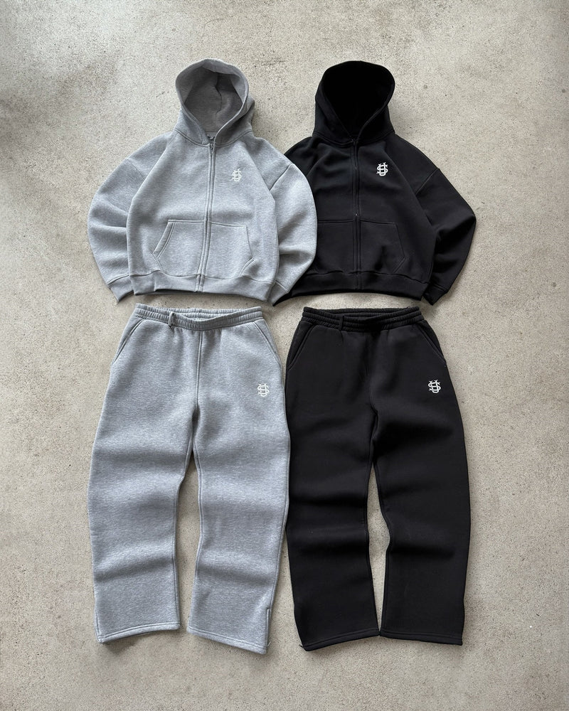 Pantaloni in Tuta Flare di Cotone Uomo